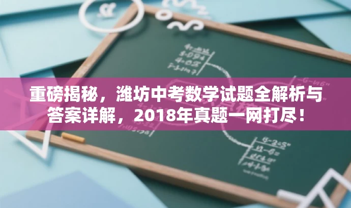重磅揭秘,潍坊中考数学试题全解析与答案详解,2018年真题一网打尽! 重磅揭秘,潍坊中考数学试题全解析与答案详解,2018年真题一网打尽!