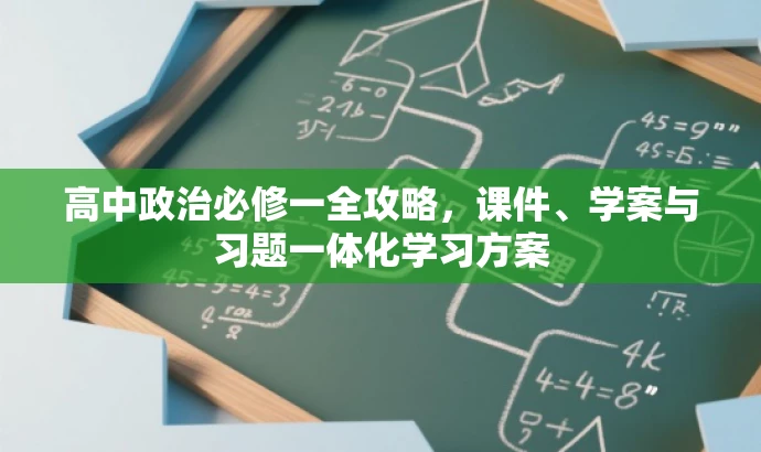高中政治必修一全攻略,课件、学案与习题一体化学习方案 高中政治必修一全攻略,课件、学案与习题一体化学习方案
