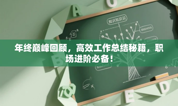 年终巅峰回顾，高效工作总结秘籍，职场进阶必备！