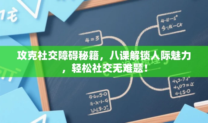 攻克社交障碍秘籍,八课解锁人际魅力,轻松社交无难题! 攻克社交障碍秘籍,八课解锁人际魅力,轻松社交无难题!