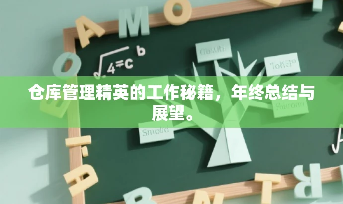 仓库管理精英的工作秘籍,年终总结与展望。 仓库管理精英的工作秘籍,年终总结与展望。