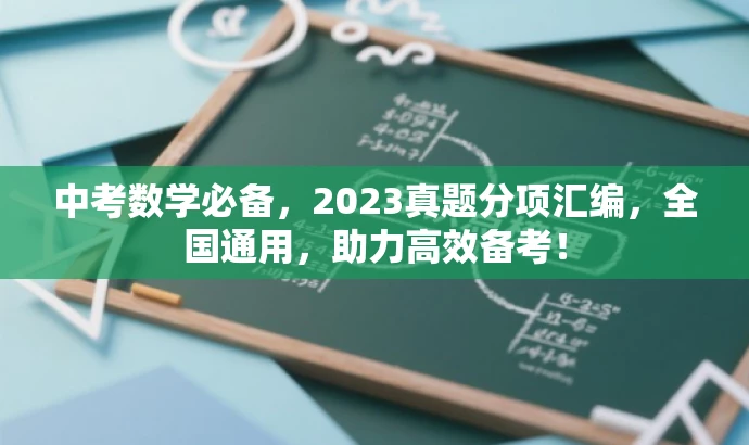中考数学必备，2023真题分项汇编，全国通用，助力高效备考！