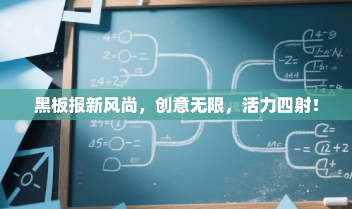 黑板报新风尚,创意无限,活力四射! 黑板报新风尚,创意无限,活力四射!