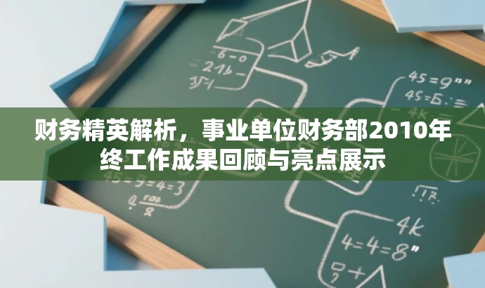 财务精英解析,事业单位财务部2010年终工作成果回顾与亮点展示 财务精英解析,事业单位财务部2010年终工作成果回顾与亮点展示