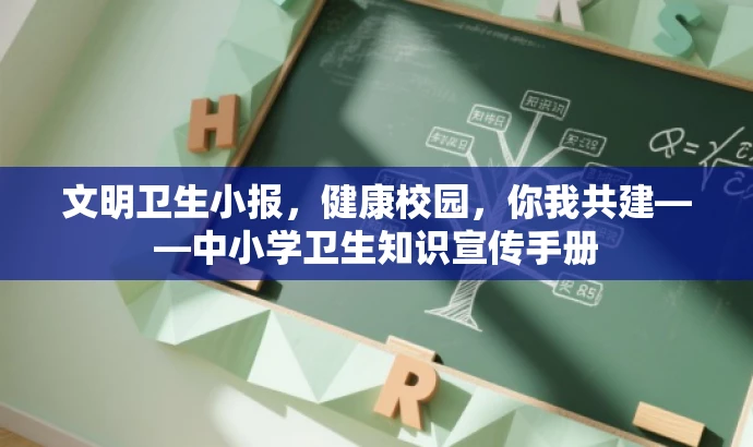 文明卫生小报，健康校园，你我共建——中小学卫生知识宣传手册