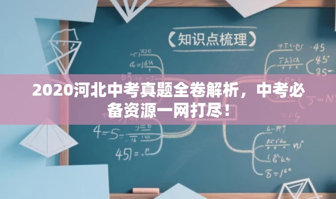 2020河北中考真题全卷解析,中考必备资源一网打尽! 2020河北中考真题全卷解析,中考必备资源一网打尽!
