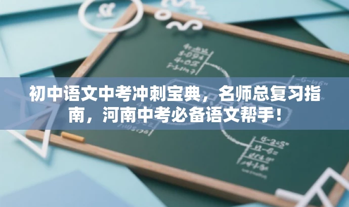 初中语文中考冲刺宝典,名师总复习指南,河南中考必备语文帮手! 初中语文中考冲刺宝典,名师总复习指南,河南中考必备语文帮手!