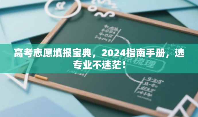 高考志愿填报宝典,2024指南手册,选专业不迷茫! 高考志愿填报宝典,2024指南手册,选专业不迷茫!