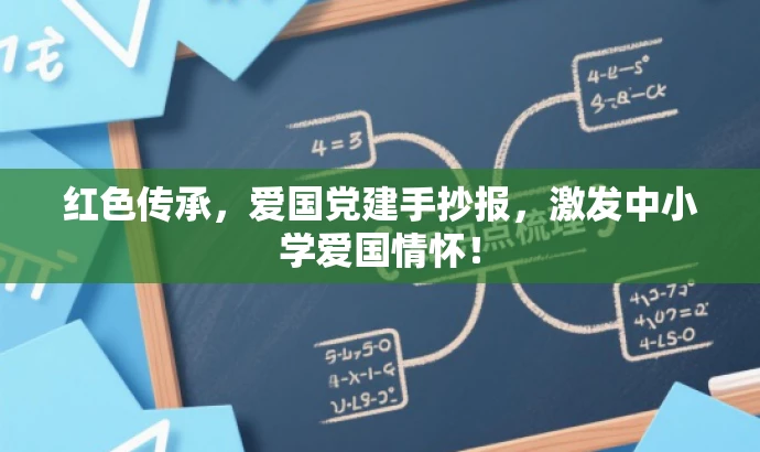 红色传承,爱国党建手抄报,激发中小学爱国情怀! 红色传承,爱国党建手抄报,激发中小学爱国情怀!