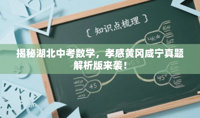 揭秘湖北中考数学,孝感黄冈咸宁真题解析版来袭! 揭秘湖北中考数学,孝感黄冈咸宁真题解析版来袭!