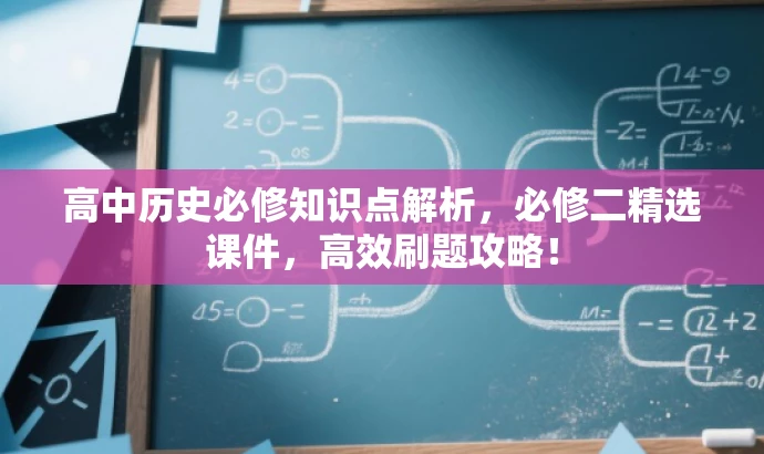 高中历史必修知识点解析,必修二精选课件,高效刷题攻略! 高中历史必修知识点解析,必修二精选课件,高效刷题攻略!