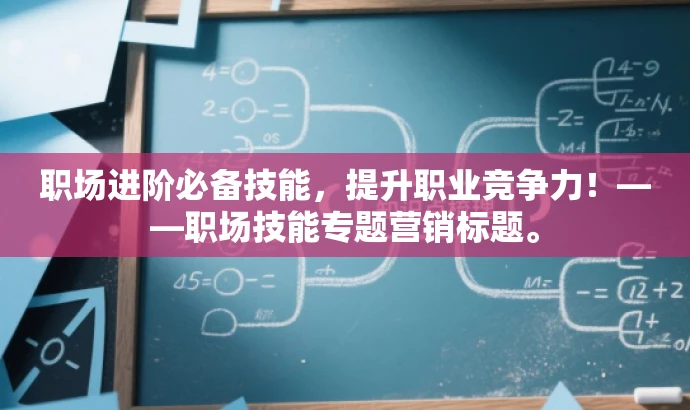 职场进阶必备技能,提升职业竞争力!——职场技能专题营销标题。 职场进阶必备技能,提升职业竞争力!——职场技能专题营销标题。