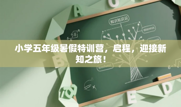 小学五年级暑假特训营,启程,迎接新知之旅! 小学五年级暑假特训营,启程,迎接新知之旅!