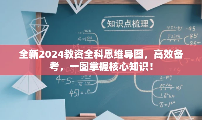 全新2024教资全科思维导图,高效备考,一图掌握核心知识! 全新2024教资全科思维导图,高效备考,一图掌握核心知识!