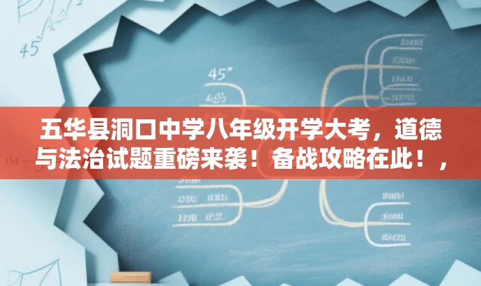 五华县洞口中学八年级开学大考,道德与法治试题重磅来袭!备战攻略在此!,突出了核心价值,如开学大考、道德与法治试题,同时使用了具有吸引力的语言,如重磅来袭和备战攻略在此,以吸引目标人群的注意力。 五华县洞口中学八年级开学大考,道德与法治试题重磅来袭!备战攻略在此!,突出了核心价值,如开学大考、道德与法治试题,同时使用了具有吸引力的语言,如重磅来袭和备战攻略在此,以吸引目标人群的注意力。