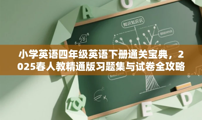 小学英语四年级英语下册通关宝典，2025春人教精通版习题集与试卷全攻略