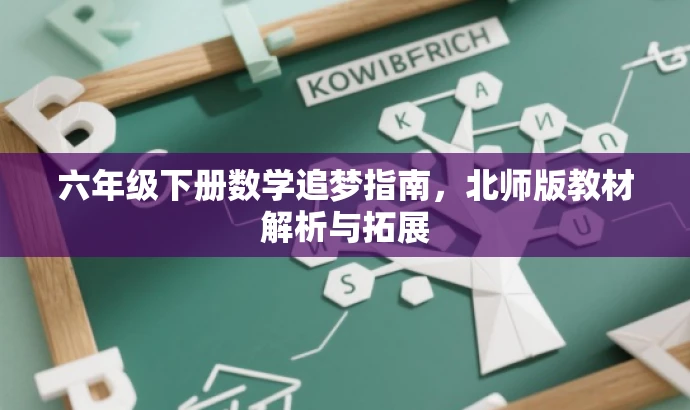 六年级下册数学追梦指南,北师版教材解析与拓展 六年级下册数学追梦指南,北师版教材解析与拓展