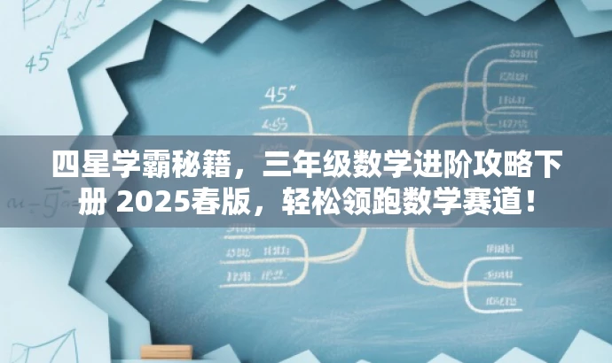 四星学霸秘籍,三年级数学进阶攻略下册 2025春版,轻松领跑数学赛道! 四星学霸秘籍,三年级数学进阶攻略下册 2025春版,轻松领跑数学赛道!
