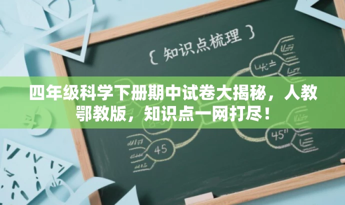 四年级科学下册期中试卷大揭秘,人教鄂教版,知识点一网打尽! 四年级科学下册期中试卷大揭秘,人教鄂教版,知识点一网打尽!