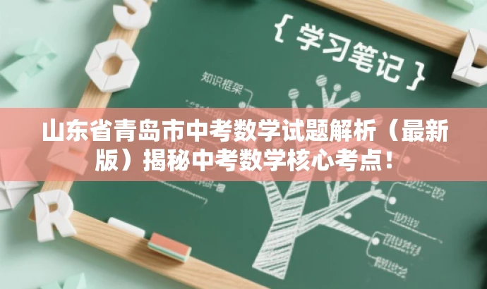 山东省青岛市中考数学试题解析(最新版)揭秘中考数学核心考点! 山东省青岛市中考数学试题解析(最新版)揭秘中考数学核心考点!