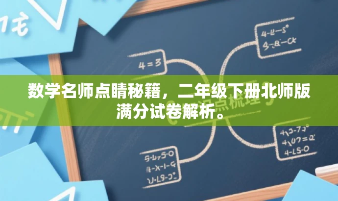 数学名师点睛秘籍，二年级下册北师版满分试卷解析。