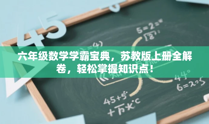 六年级数学学霸宝典,苏教版上册全解卷,轻松掌握知识点! 六年级数学学霸宝典,苏教版上册全解卷,轻松掌握知识点!