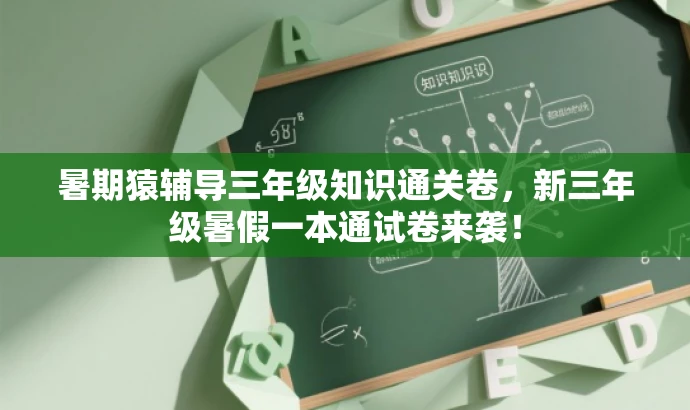 暑期猿辅导三年级知识通关卷,新三年级暑假一本通试卷来袭! 暑期猿辅导三年级知识通关卷,新三年级暑假一本通试卷来袭!