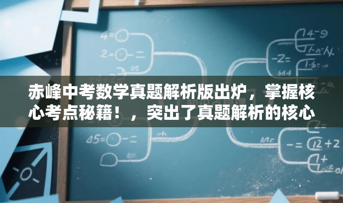 赤峰中考数学真题解析版出炉,掌握核心考点秘籍!,突出了真题解析的核心价值,同时使用了具有吸引力的语言来吸引目标人群的注意力。 赤峰中考数学真题解析版出炉,掌握核心考点秘籍!,突出了真题解析的核心价值,同时使用了具有吸引力的语言来吸引目标人群的注意力。