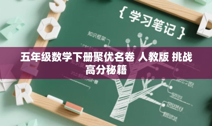 五年级数学下册聚优名卷 人教版 挑战高分秘籍 五年级数学下册聚优名卷 人教版 挑战高分秘籍