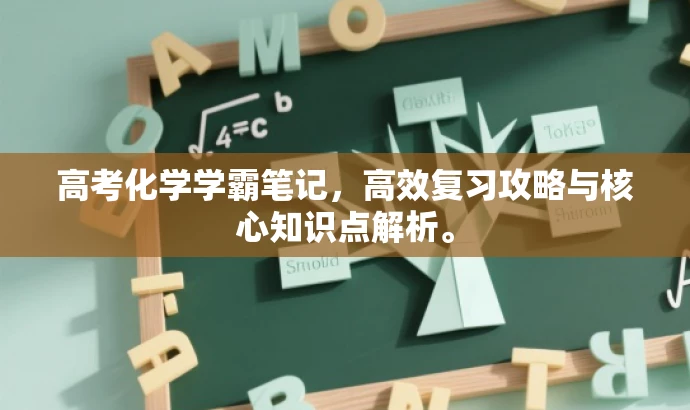 高考化学学霸笔记,高效复习攻略与核心知识点解析。 高考化学学霸笔记,高效复习攻略与核心知识点解析。