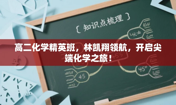 高二化学精英班,林凯翔领航,开启尖端化学之旅! 高二化学精英班,林凯翔领航,开启尖端化学之旅!