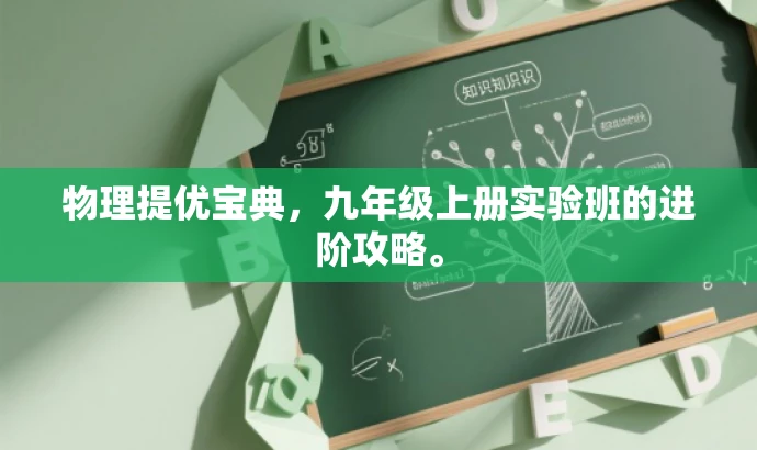 物理提优宝典,九年级上册实验班的进阶攻略。 物理提优宝典,九年级上册实验班的进阶攻略。