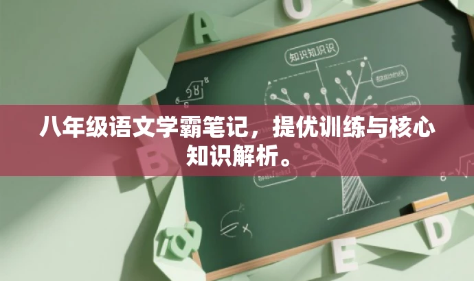 八年级语文学霸笔记,提优训练与核心知识解析。 八年级语文学霸笔记,提优训练与核心知识解析。