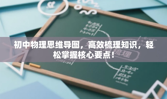 初中物理思维导图，高效梳理知识，轻松掌握核心要点！
