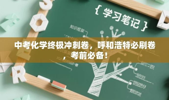 中考化学终极冲刺卷,呼和浩特必刷卷,考前必备! 中考化学终极冲刺卷,呼和浩特必刷卷,考前必备!