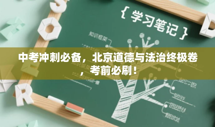 中考冲刺必备,北京道德与法治终极卷,考前必刷! 中考冲刺必备,北京道德与法治终极卷,考前必刷!