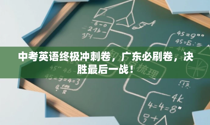 中考英语终极冲刺卷,广东必刷卷,决胜最后一战! 中考英语终极冲刺卷,广东必刷卷,决胜最后一战!