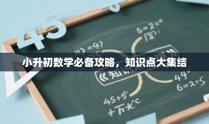小升初数学必备攻略，知识点大集结