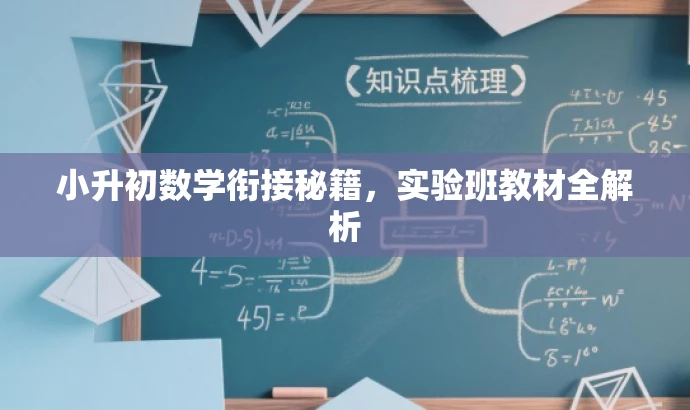 小升初数学衔接秘籍,实验班教材全解析 小升初数学衔接秘籍,实验班教材全解析