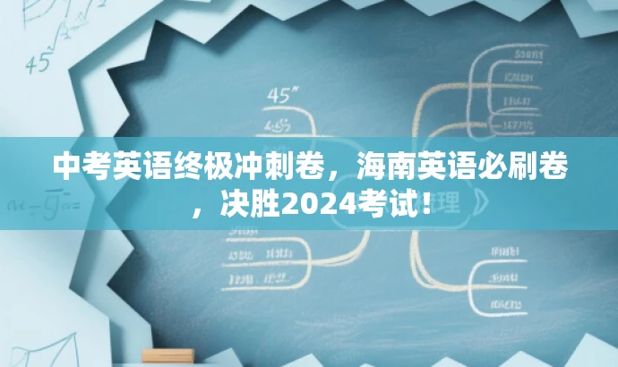 中考英语终极冲刺卷,海南英语必刷卷,决胜2024考试! 中考英语终极冲刺卷,海南英语必刷卷,决胜2024考试!