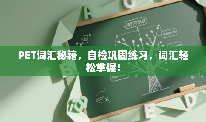 PET词汇秘籍,自检巩固练习,词汇轻松掌握! PET词汇秘籍,自检巩固练习,词汇轻松掌握!