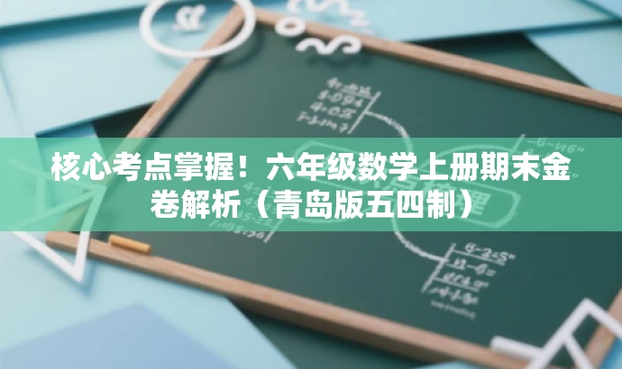 核心考点掌握！六年级数学上册期末金卷解析（青岛版五四制）