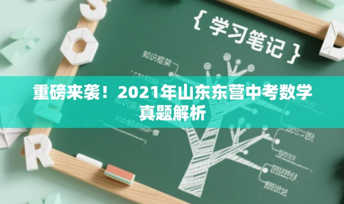 重磅来袭!2021年山东东营中考数学真题解析 重磅来袭!2021年山东东营中考数学真题解析