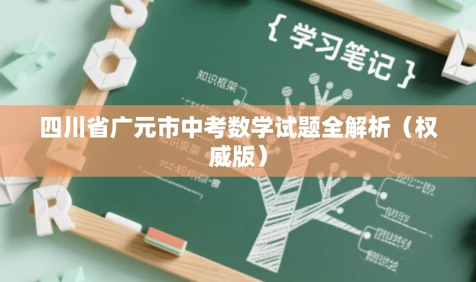 四川省广元市中考数学试题全解析（权威版）