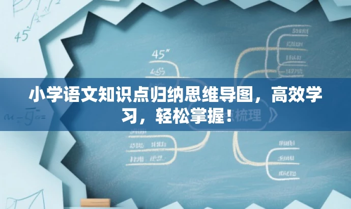 小学语文知识点归纳思维导图,高效学习,轻松掌握! 小学语文知识点归纳思维导图,高效学习,轻松掌握!