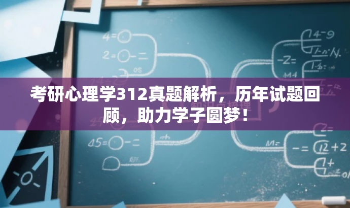 考研心理学312真题解析，历年试题回顾，助力学子圆梦！