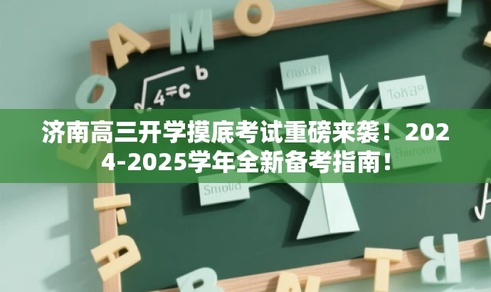济南高三开学摸底考试重磅来袭!2024-2025学年全新备考指南! 济南高三开学摸底考试重磅来袭!2024-2025学年全新备考指南!