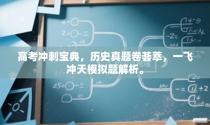 高考冲刺宝典，历史真题卷荟萃，一飞冲天模拟题解析。