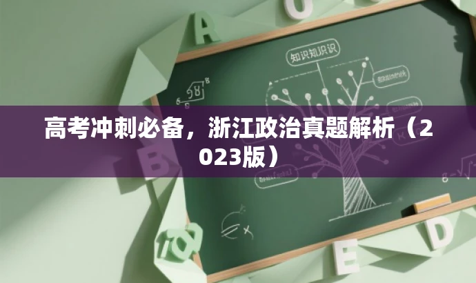 高考冲刺必备，浙江政治真题解析（2023版）