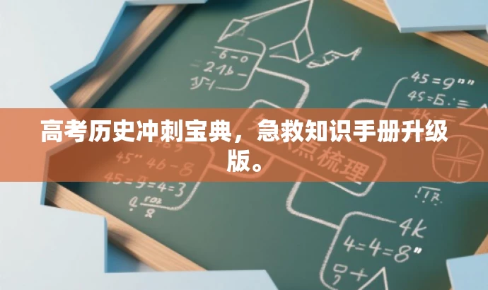 高考历史冲刺宝典,急救知识手册升级版。 高考历史冲刺宝典,急救知识手册升级版。